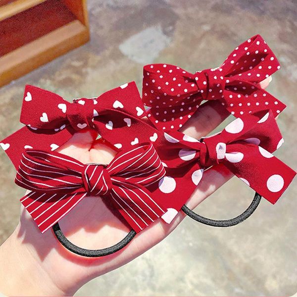 2 pcs/set children cute dot striped lattice heart bow hair bands baby girls lovely scrunchies rubber bands kids hair accessories, Slivery;white
2 pcs/set children cute dot striped lattice heart bow hair bands baby girls lovely scrunchies rubber bands kids hair accessories, Slivery;white