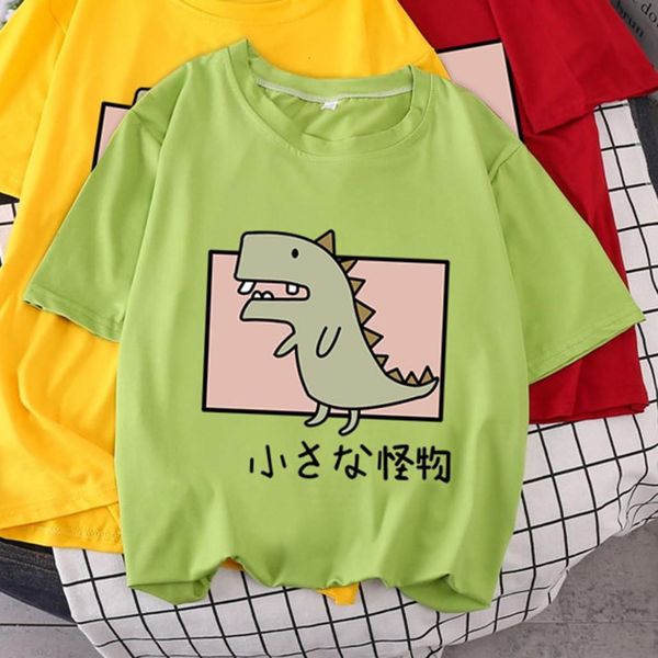women's summer t-shirts 2021 o-neck short sleeved splice dinosaur print t-shirt for youth students cartoon tee shirts mujer, White
women's summer t-shirts 2021 o-neck short sleeved splice dinosaur print t-shirt for youth students cartoon tee shirts mujer, White