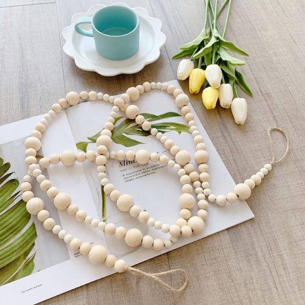 decorative objects & figurines 2.2m wood bead garland tassels farmhouse beads wall hangings ornament bohemia home decoration
decorative objects & figurines 2.2m wood bead garland tassels farmhouse beads wall hangings ornament bohemia home decoration