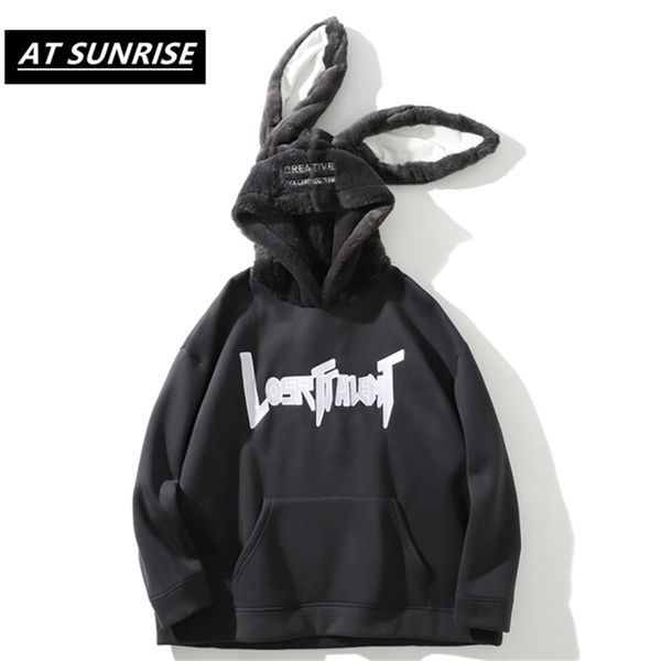 amusing rabbit ears hip hop fleece hoodies men/women casual hooded streetwear sweatshirts hip hop harajuku male 201103, Black
amusing rabbit ears hip hop fleece hoodies men/women casual hooded streetwear sweatshirts hip hop harajuku male 201103, Black