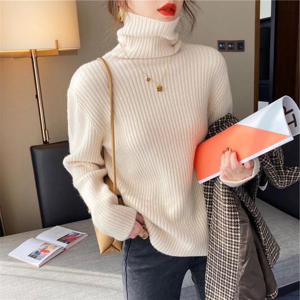 women's sweaters turtleneck autumn winter 2021 for women fashion khaki black basic pull vintage femme knit woman jumper, White;black
women's sweaters turtleneck autumn winter 2021 for women fashion khaki black basic pull vintage femme knit woman jumper, White;black