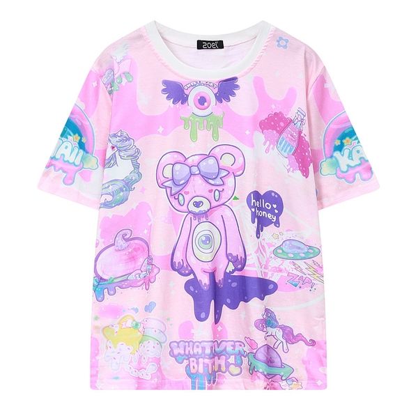 pastel goth cute pink t shirt bear monsters whatever bitch graffiti funny casual t-shirt women fashion novelty short sleeve tee 210310, White
pastel goth cute pink t shirt bear monsters whatever bitch graffiti funny casual t-shirt women fashion novelty short sleeve tee 210310, White