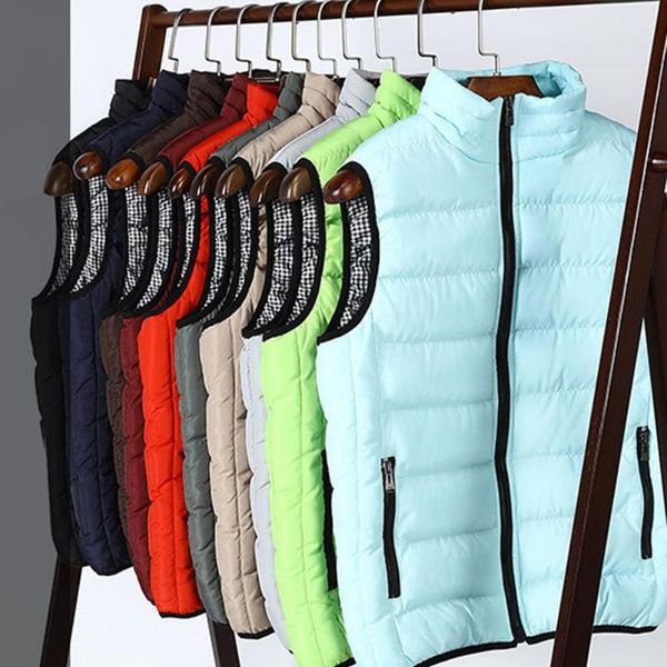 men's vests fashion men winter plaid stand collar cotton vest plus size zipper pocket warm waistcoat, Black;white
men's vests fashion men winter plaid stand collar cotton vest plus size zipper pocket warm waistcoat, Black;white