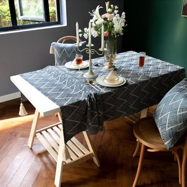 table cloth jacquard tablecloth tassel american country mat solid color coffee
table cloth jacquard tablecloth tassel american country mat solid color coffee