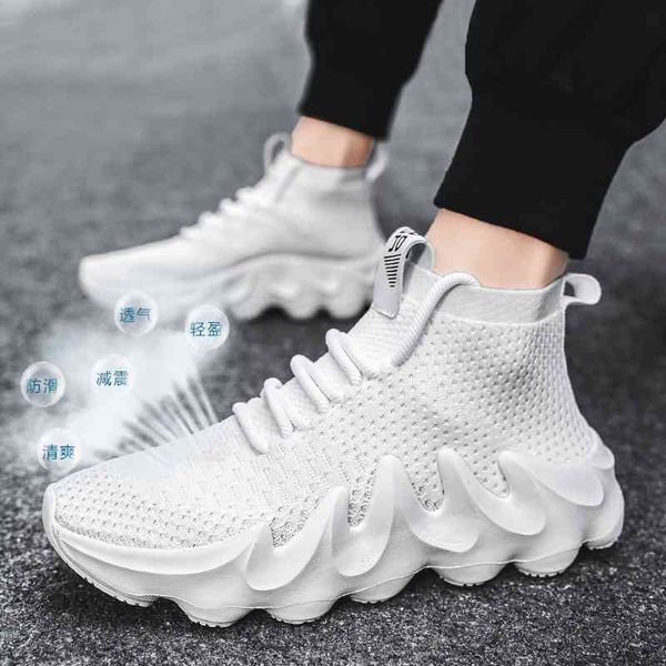 men's 2021 summer versatile breathable white socks korean large size elevated sports running men's fashion shoes, Black
men's 2021 summer versatile breathable white socks korean large size elevated sports running men's fashion shoes, Black