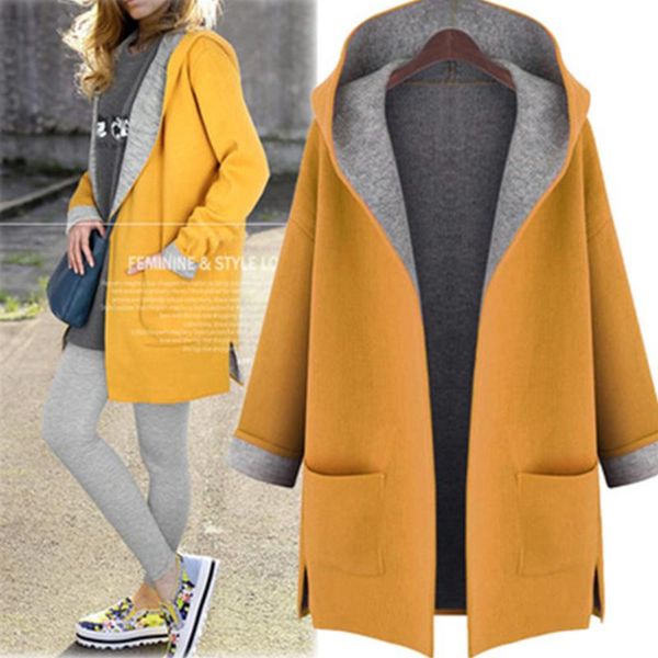 women's trench coats hat women solid warm coat para mulheres turn down pocket open stitch no zip button plus size winter, Tan;black
women's trench coats hat women solid warm coat para mulheres turn down pocket open stitch no zip button plus size winter, Tan;black