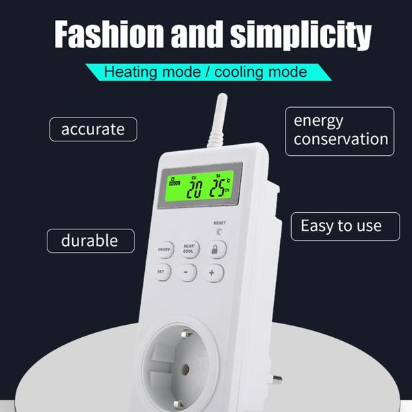 smart home control programmable wireless thermostat socket household intelligent temperature switch indoor floor heating automatic
smart home control programmable wireless thermostat socket household intelligent temperature switch indoor floor heating automatic