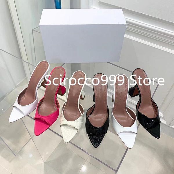 slippers fashion women high heels shoes pointed toe mule ladies slides party woman 2021 summer female sandals quality, Black
slippers fashion women high heels shoes pointed toe mule ladies slides party woman 2021 summer female sandals quality, Black