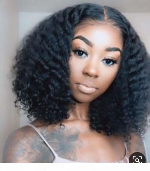 pretty girl hd lace frontal closure wig pre plucked afro kinky curly 12inch lace front human hair wig 150%density, Black;brown
pretty girl hd lace frontal closure wig pre plucked afro kinky curly 12inch lace front human hair wig 150%density, Black;brown