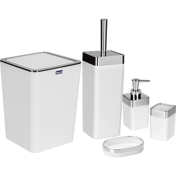 bath accessory set oceanland 5 lux bathroom quality acrylic material home soap dispenser dish outer brush holder bucket toilet
bath accessory set oceanland 5 lux bathroom quality acrylic material home soap dispenser dish outer brush holder bucket toilet