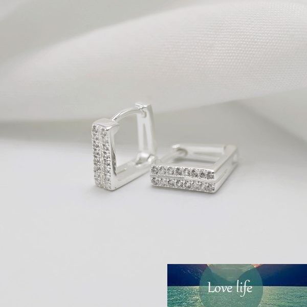 925 sterling silver glittering zircon square hoop earrings for women elegant party sweet jewelry wholesale gifts s-e1246, Golden;silver
925 sterling silver glittering zircon square hoop earrings for women elegant party sweet jewelry wholesale gifts s-e1246, Golden;silver