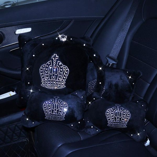 seat cushions diamond crown head pillow car winter plush waist supports rest back lumbar
seat cushions diamond crown head pillow car winter plush waist supports rest back lumbar