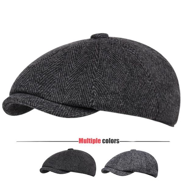 berets peaky blinders men's sboy hat spring winter wool retro beret wild casual octagonal hats classic painter, Blue;gray
berets peaky blinders men's sboy hat spring winter wool retro beret wild casual octagonal hats classic painter, Blue;gray