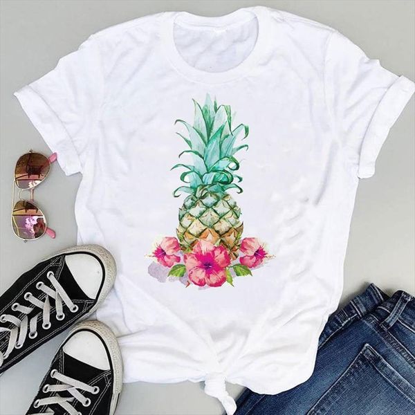 floral flower pineapple cartoon women t shirts short sleeve graphic summer fashion print female clothes tees shirt, White
floral flower pineapple cartoon women t shirts short sleeve graphic summer fashion print female clothes tees shirt, White