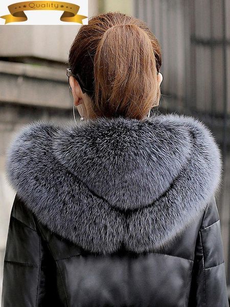 women's leather & faux genuine sheepskin jacket women fur collar hooded 10% white duck down jackets warm coat feamle chaqueta mujer 202, Black
women's leather & faux genuine sheepskin jacket women fur collar hooded 10% white duck down jackets warm coat feamle chaqueta mujer 202, Black