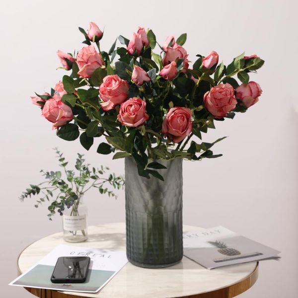 simulation silk rose fake flowers branch home living room garden decoration flower wall wedding roses artificial flowers wreath
simulation silk rose fake flowers branch home living room garden decoration flower wall wedding roses artificial flowers wreath