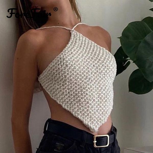 women's tanks & camis forefair off shoulder knitted women crop halter streetwear black strappy 2021 fashion skinny backless y2k fem, White
women's tanks & camis forefair off shoulder knitted women crop halter streetwear black strappy 2021 fashion skinny backless y2k fem, White