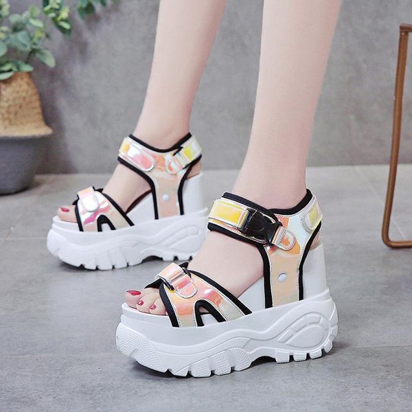 sandals women woman 2021 chunky high heels women's wedges ladies casual platform fashion height increase female beach shoes, Black
sandals women woman 2021 chunky high heels women's wedges ladies casual platform fashion height increase female beach shoes, Black