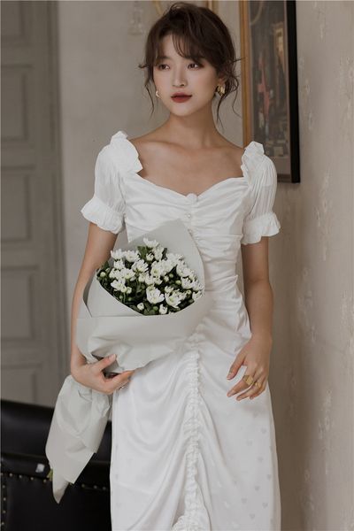 2021 new vintage off shoulder white ruched strapless pearl long mid a line ladies drawstring summer fashion qi0y, Black;gray
2021 new vintage off shoulder white ruched strapless pearl long mid a line ladies drawstring summer fashion qi0y, Black;gray