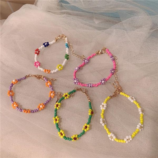 beaded, strands punki girl crystal flower ins wind daisy bracelet color beaded female usual decoration gift jewelry, Black
beaded, strands punki girl crystal flower ins wind daisy bracelet color beaded female usual decoration gift jewelry, Black