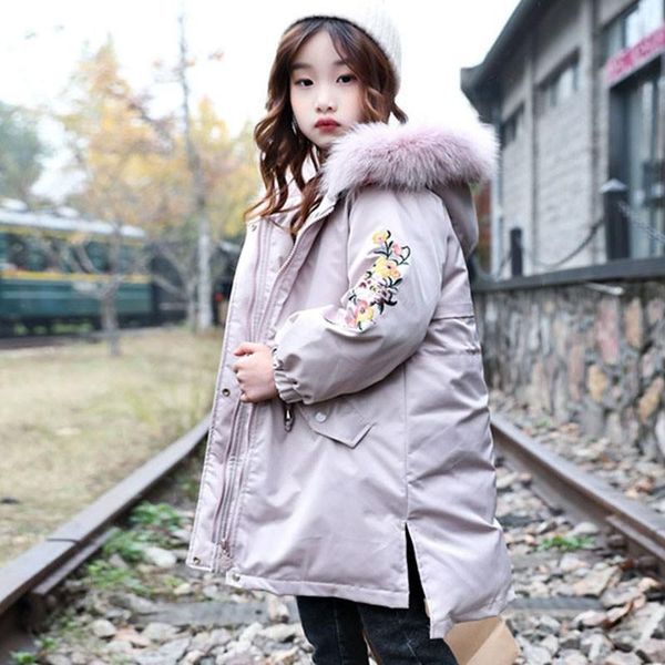 coat embroidery floral sleeve loose winter for baby big girls thick warm jackets with fur hooded clothes children outerwear, Blue;gray
coat embroidery floral sleeve loose winter for baby big girls thick warm jackets with fur hooded clothes children outerwear, Blue;gray