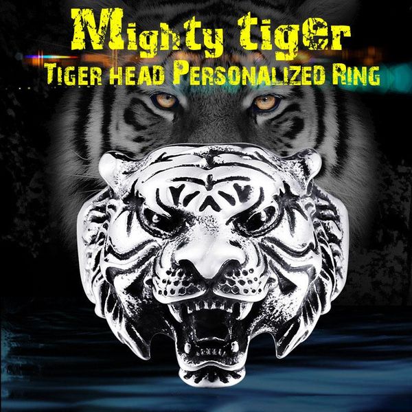 cluster rings vintage tiger warrior titanium steel skull biker gothic punk 316l stainless ring for men retro male design round bands, Golden;silver
cluster rings vintage tiger warrior titanium steel skull biker gothic punk 316l stainless ring for men retro male design round bands, Golden;silver