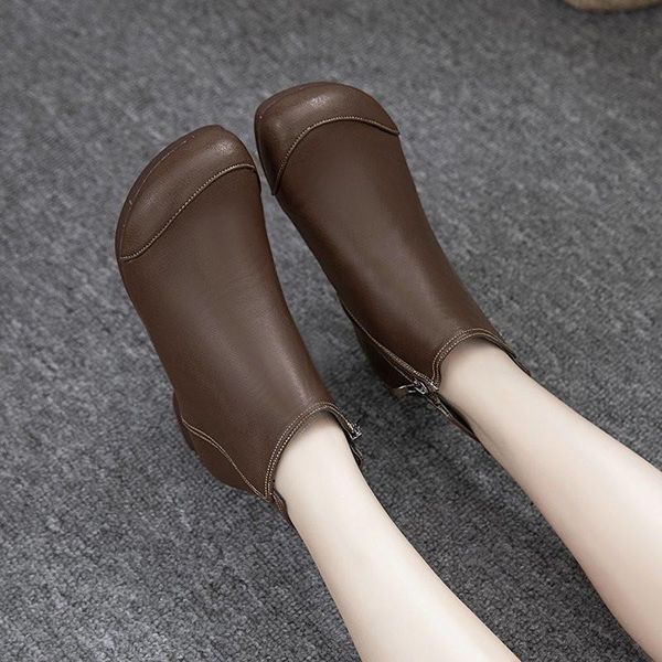 boots cootelili womens ankle 2.5cm heel round toe slip on black brown flats fashion shoes for woman plus size 41 42 43
boots cootelili womens ankle 2.5cm heel round toe slip on black brown flats fashion shoes for woman plus size 41 42 43