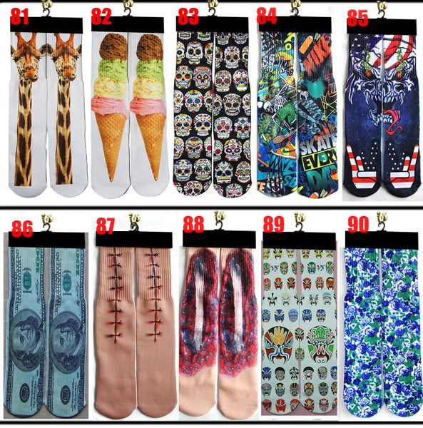 3d socks 500 design kids women men hip hop cotton stockings skateboard printed sock 100pcs=50pairs, Black
3d socks 500 design kids women men hip hop cotton stockings skateboard printed sock 100pcs=50pairs, Black