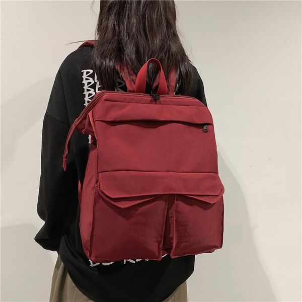 backpack style student schoolbag female korean computer backpacks for school teenagers girls large nylon canvas travel book bag mochilas
backpack style student schoolbag female korean computer backpacks for school teenagers girls large nylon canvas travel book bag mochilas