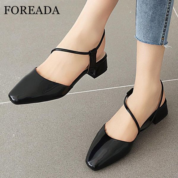 dress shoes foreada slingbacks pumps woman med heels buckle strap chunky heel square toe female footwear green black white size 33-46
dress shoes foreada slingbacks pumps woman med heels buckle strap chunky heel square toe female footwear green black white size 33-46