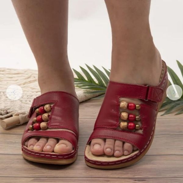 sandals 2021 summer women outdoor open toe vintage anti-slip breathable wedges slipper fashion string bead shoes, Black
sandals 2021 summer women outdoor open toe vintage anti-slip breathable wedges slipper fashion string bead shoes, Black