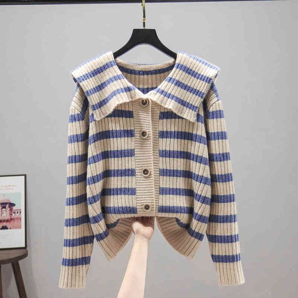 women's sweaters female cardigan autumn new korean kawayi loose striped jacket all-match sweater tv9x, White;black
women's sweaters female cardigan autumn new korean kawayi loose striped jacket all-match sweater tv9x, White;black