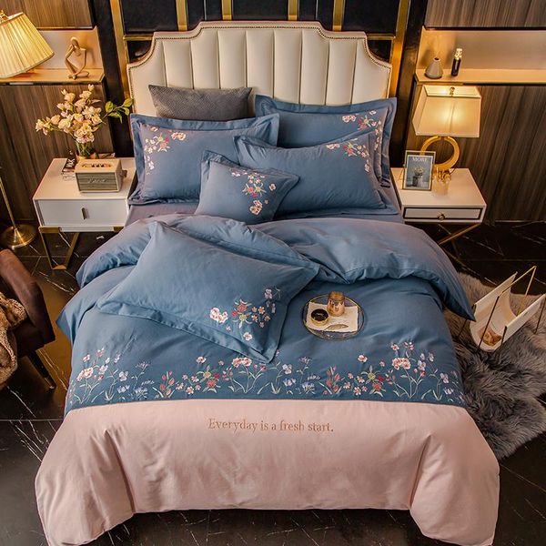 luxury 600tc egyptian cotton pastoral style flowers floral embroidery bedding set king duvet cover bed sheet pillowcases
luxury 600tc egyptian cotton pastoral style flowers floral embroidery bedding set king duvet cover bed sheet pillowcases