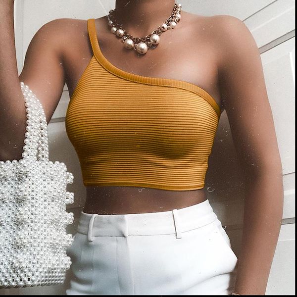 new 2021 womens casual vests crop irregular one shoulder straps summer fashion solid color short tanks camis female, White
new 2021 womens casual vests crop irregular one shoulder straps summer fashion solid color short tanks camis female, White