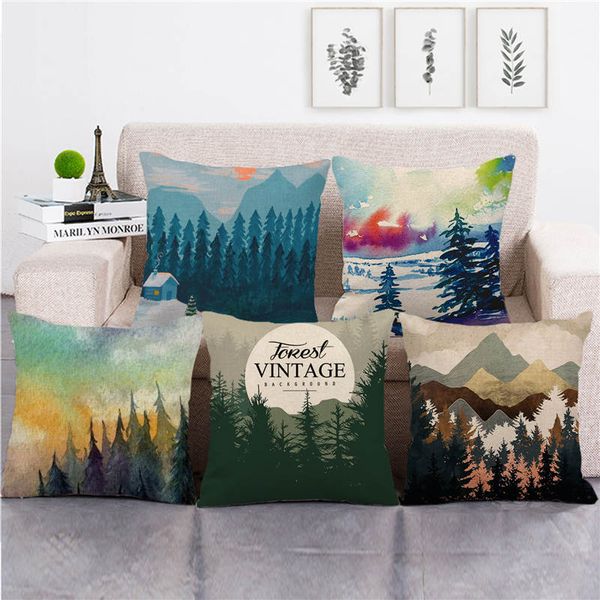 45cm*45cm beautiful watercolor landscape painting linen/cotton throw pillow covers couch cushion cover home decor pillowcase
45cm*45cm beautiful watercolor landscape painting linen/cotton throw pillow covers couch cushion cover home decor pillowcase