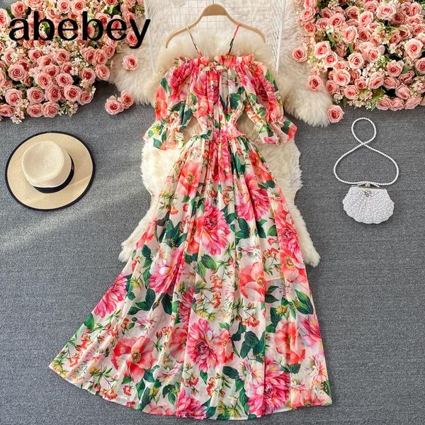 casual dresses 2021 summer women bohemian slash neck puff sleeve off shoulder dress high waist pleated print long a-line strap, Black;gray
casual dresses 2021 summer women bohemian slash neck puff sleeve off shoulder dress high waist pleated print long a-line strap, Black;gray
