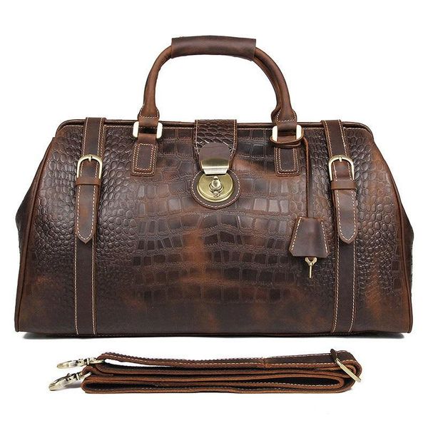 duffel bags 2021 vintage genuine leather mens travel bag big capacity crocodile duffle carry on luggage overnight alligator b
duffel bags 2021 vintage genuine leather mens travel bag big capacity crocodile duffle carry on luggage overnight alligator b