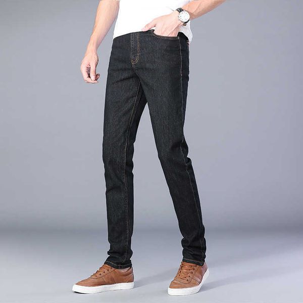slim men's fit jeans autumn 2021 light busins youth straight tube micro elastic washed cotton men's, Blue
slim men's fit jeans autumn 2021 light busins youth straight tube micro elastic washed cotton men's, Blue