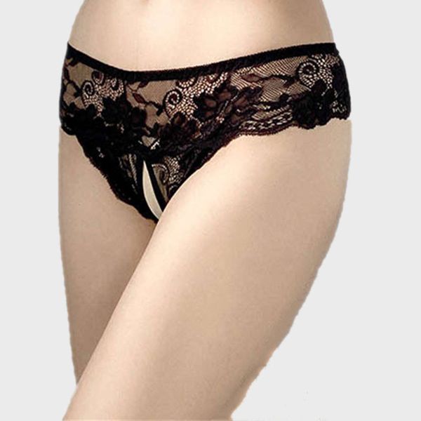 lingerie large lace women's open range underwear, Black;white