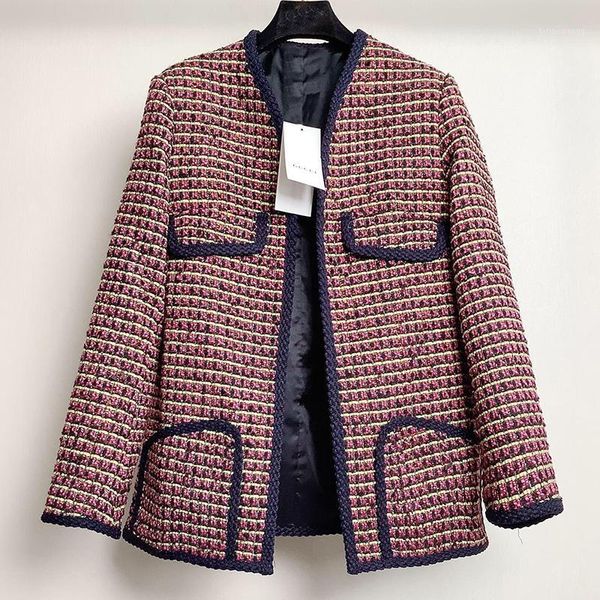 women's jackets tweed vintage jacket open stitch plaid coat for women v-neck long sleeve pockets outerwear lady 2021, Black;brown
women's jackets tweed vintage jacket open stitch plaid coat for women v-neck long sleeve pockets outerwear lady 2021, Black;brown