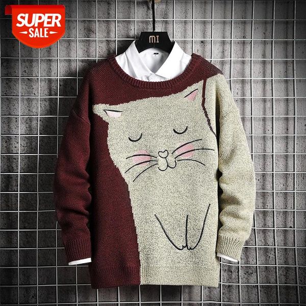 2021 new sweaters men's black patchwork red long sleeves autumn winter pullover knitted o-neck plus oversize 5xl #cl1p, White;black
2021 new sweaters men's black patchwork red long sleeves autumn winter pullover knitted o-neck plus oversize 5xl #cl1p, White;black