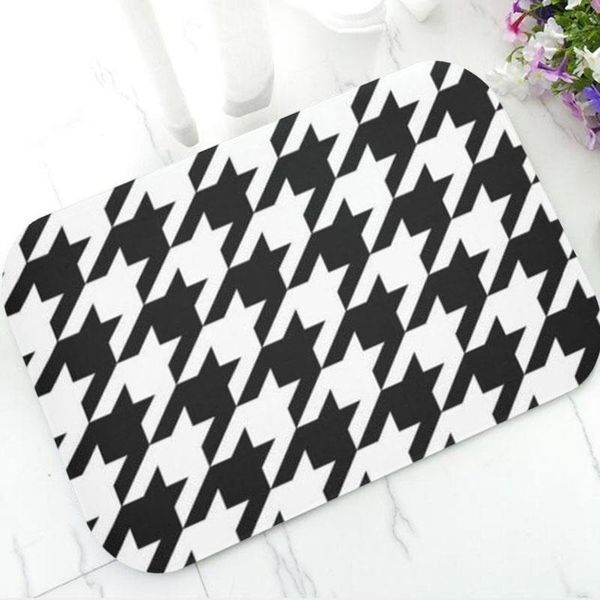 carpets stylish geometric black white houndstooth pattern doormat for bathroom kitchen non slip welcome door mat hallway floor entry rug
carpets stylish geometric black white houndstooth pattern doormat for bathroom kitchen non slip welcome door mat hallway floor entry rug