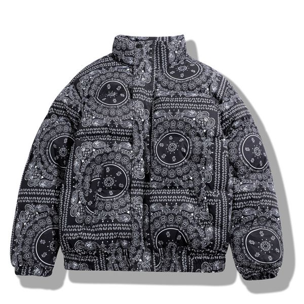 winter padded jackets coat bandana paisley pattern jacket parka men hip hop streetwear thick windbreaker harajuku, Black;brown
winter padded jackets coat bandana paisley pattern jacket parka men hip hop streetwear thick windbreaker harajuku, Black;brown