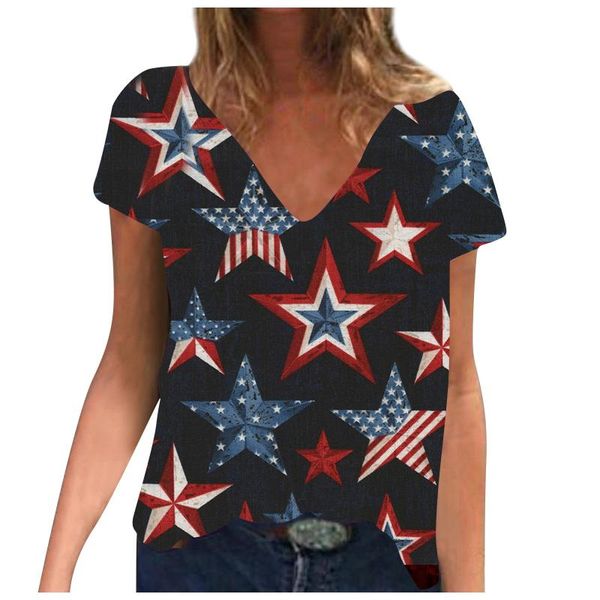 women's t-shirt women tie-dye independence day fashion printed colorful short plus size clothing two piece set, White
women's t-shirt women tie-dye independence day fashion printed colorful short plus size clothing two piece set, White