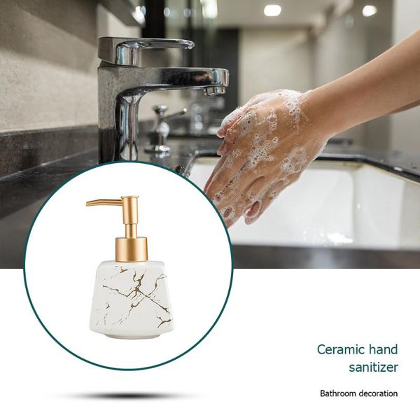 liquid soap dispenser ceramics marbling lotion bottle handwashing fluid press the container for kitchen bathroom
liquid soap dispenser ceramics marbling lotion bottle handwashing fluid press the container for kitchen bathroom
