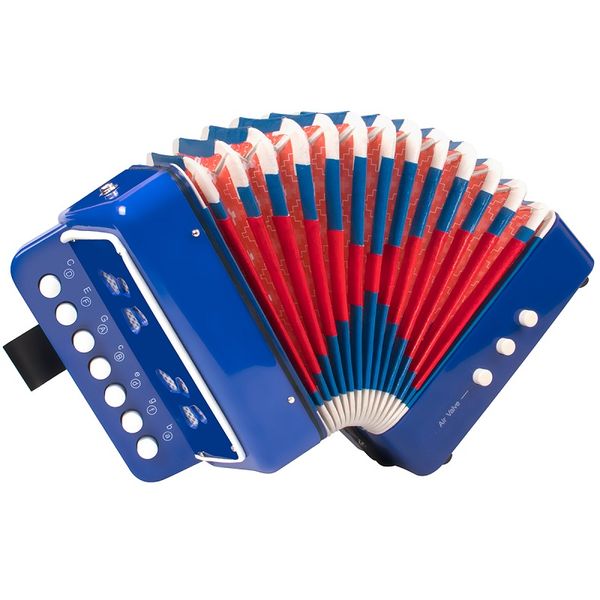 small accordion 7 keys buttons early education musical instruments or toy for children blue
small accordion 7 keys buttons early education musical instruments or toy for children blue