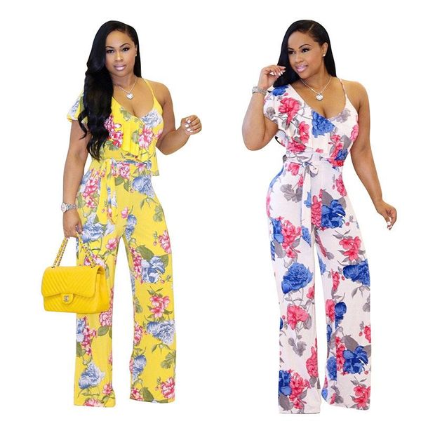 women's jumpsuits & rompers 2021 pattern sleeveless camisole low chest wide leg pants printing jumpsuit women, Black;white
women's jumpsuits & rompers 2021 pattern sleeveless camisole low chest wide leg pants printing jumpsuit women, Black;white