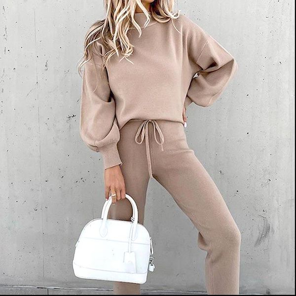 womens tracksuit 2 piece set pullover solid lantern sleeve drawstring pockets design pants set, Gray
womens tracksuit 2 piece set pullover solid lantern sleeve drawstring pockets design pants set, Gray