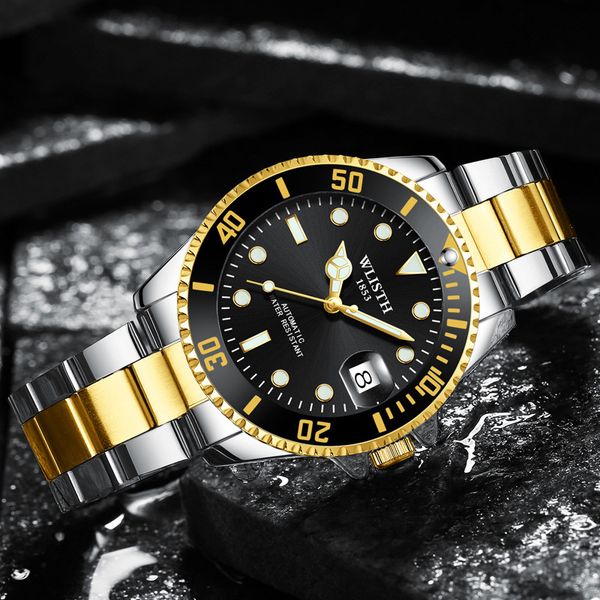 wlisth 2021 new brand men mechanical watches rvs 30atm waterproof luxury sports reloj hombre, Slivery;brown
wlisth 2021 new brand men mechanical watches rvs 30atm waterproof luxury sports reloj hombre, Slivery;brown