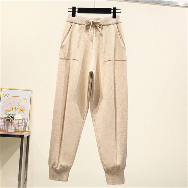 Black Loose Drawstring Warm Womens Pants Knitted Harem Autumn Winter Pocket High Waist Trousers Casual Leisure Home, Black;white
Black Loose Drawstring Warm Womens Pants Knitted Harem Autumn Winter Pocket High Waist Trousers Casual Leisure Home, Black;white